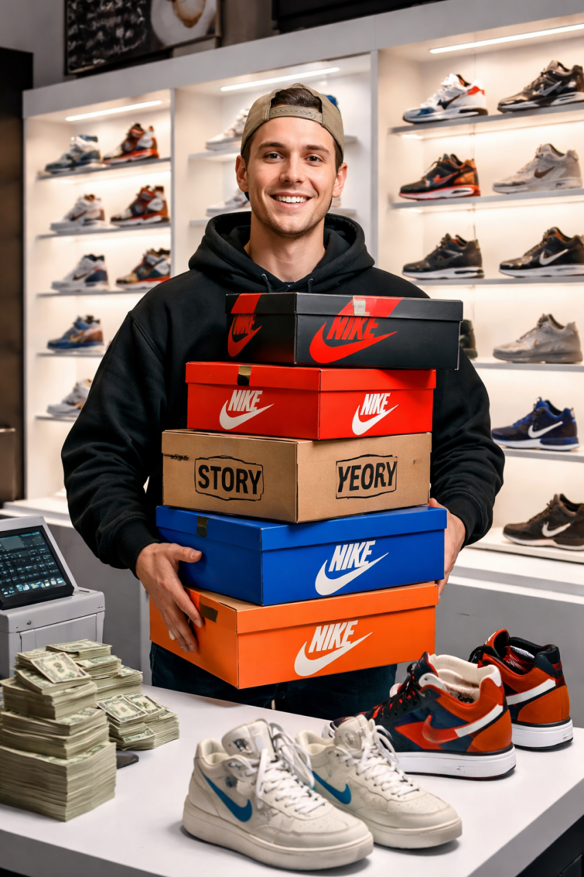 He Was Waiting Tables After College. Now He Makes $10K a Month Flipping Sneakers.