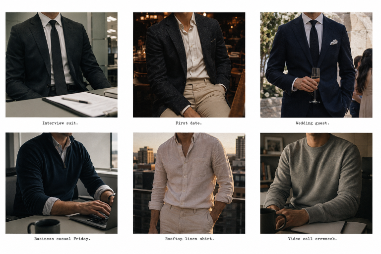 What to Wear to Every Situation Men Actually Face in Their 20s and 30s